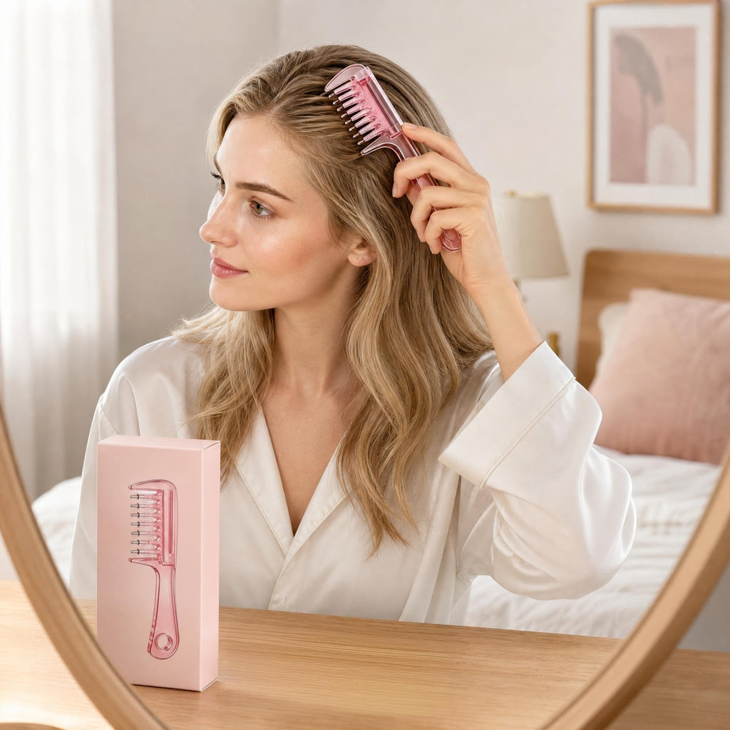 Scalp Hair Oil Applicator Comb,Oil Dispensing Hair Brush for Hair Care