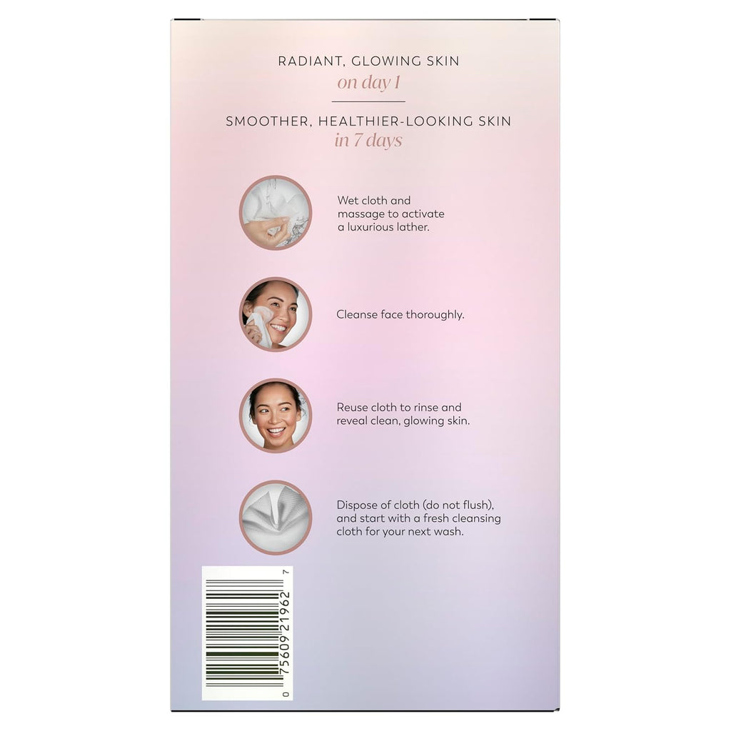 Olay Super Daily Facial Cleansing Cloths, Lathering Face Cleansing Wipes for Daily Cleanser, Single-Use Disposable Cloths (Do Not Flush), 99 Count