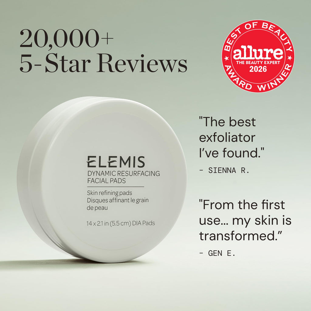 ELEMIS Dynamic Resurfacing Facial Pads, Gentle Textured Treatment