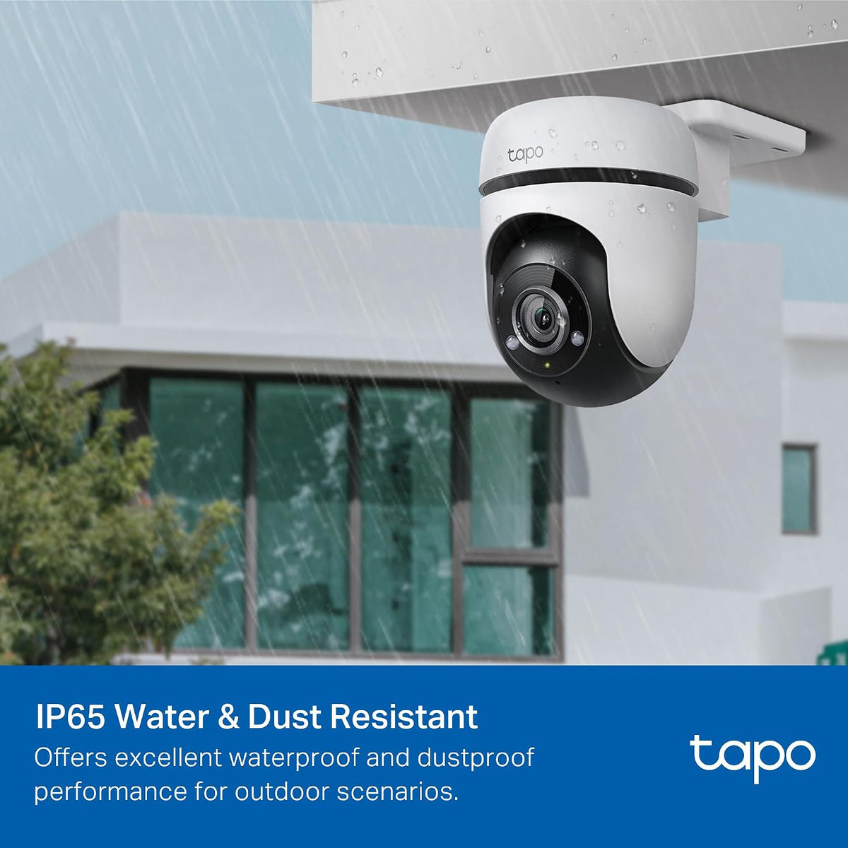 TP-Link Tapo 1080P Outdoor Wired Pan/Tilt Security Camera, C500