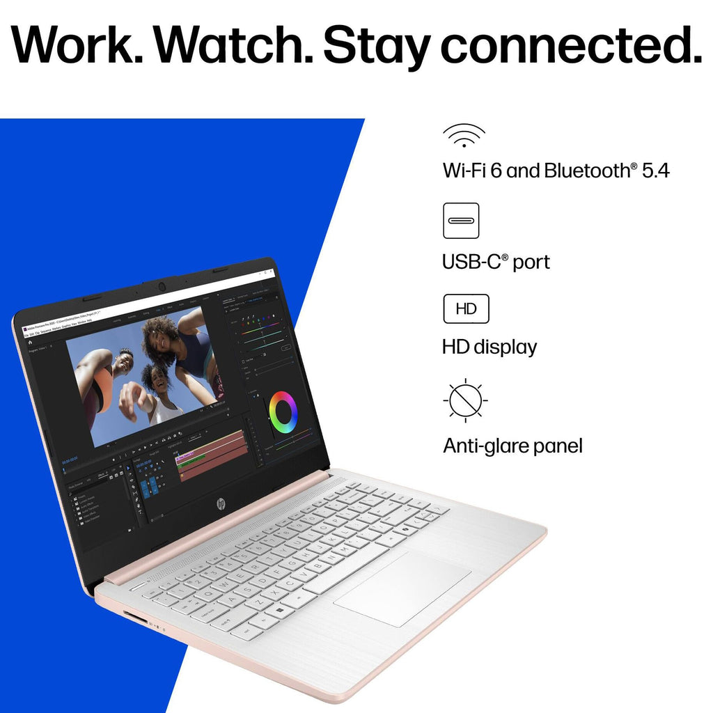 HP 2026 Everyday Laptop, Intel CPU, 128GB Storage, Copilot AI, Office 365