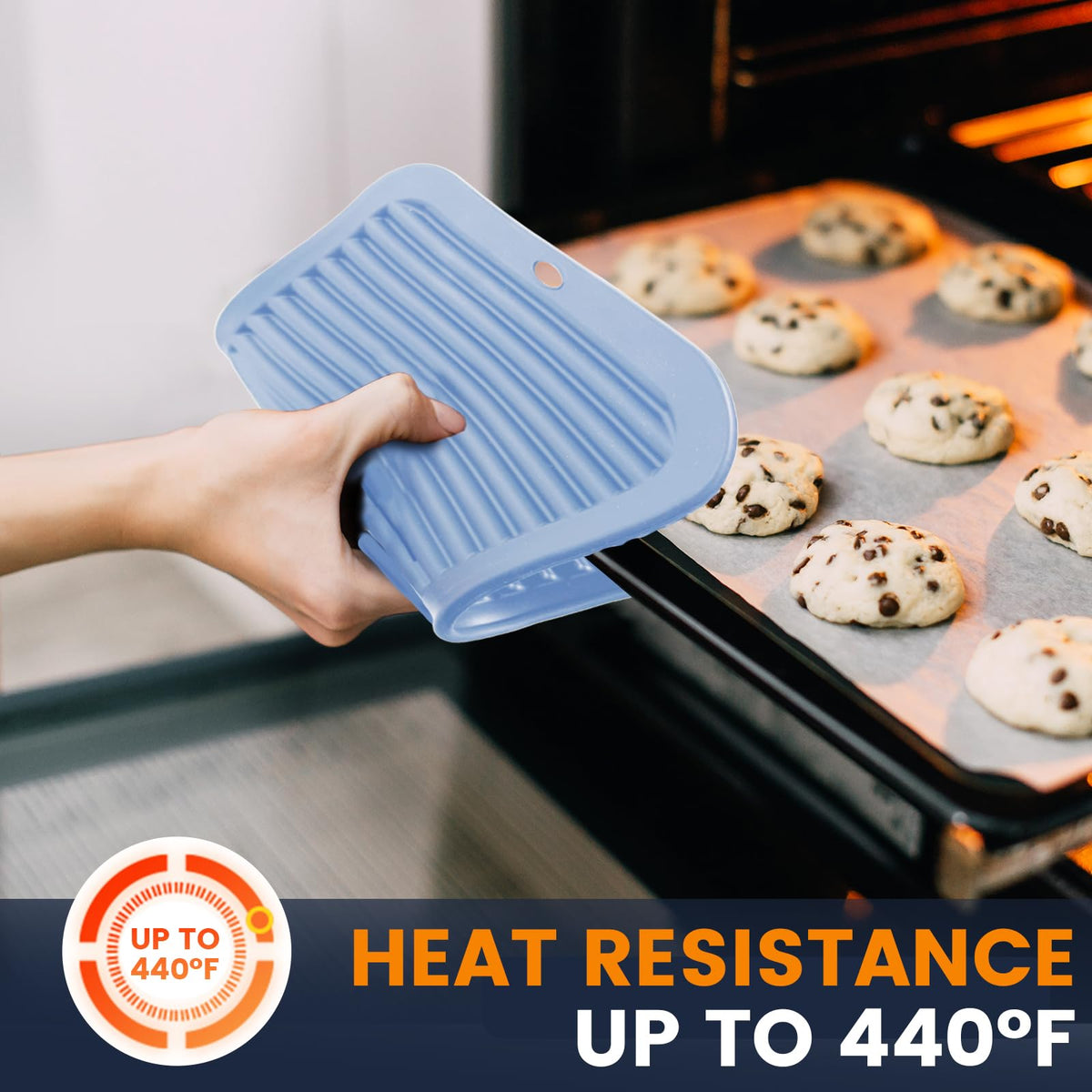 Silicone Trivet Mats 4 Heat Resistant Pot Holders Multipurpose Non-Slip Hot Pads for Kitchen Potholders, Drying mat, Jar Opener, Spoon Holder, Coaster(Dark Grey)