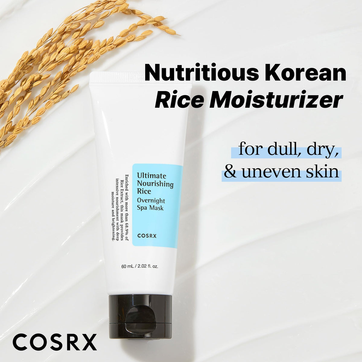 COSRX PDRN Exosome Overnight Face Mask, Korean Glass Skin Glow, 1.69 fl oz