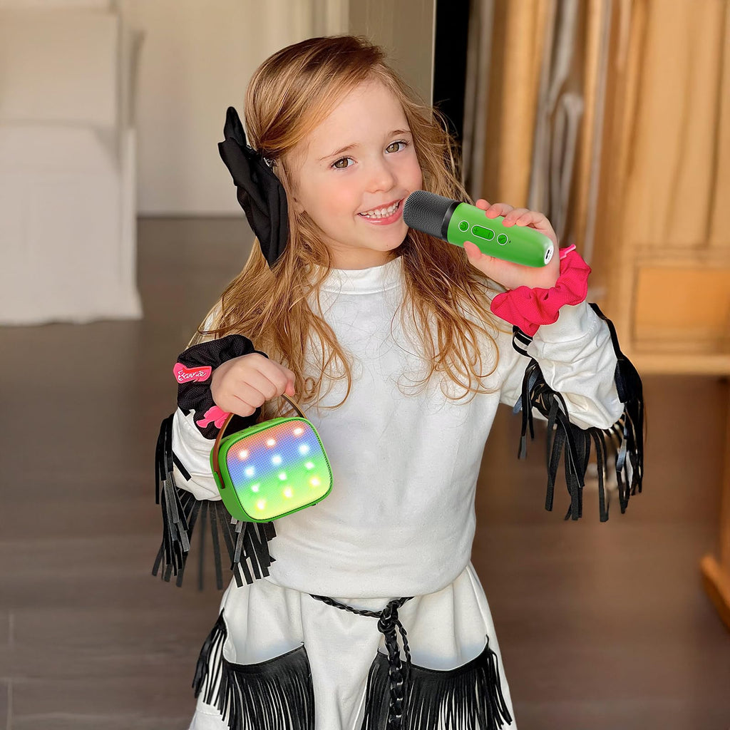 YLL Karaoke Machine for Kids, Birthday Gifts for Girls 3 4 5 6 7+Years Old