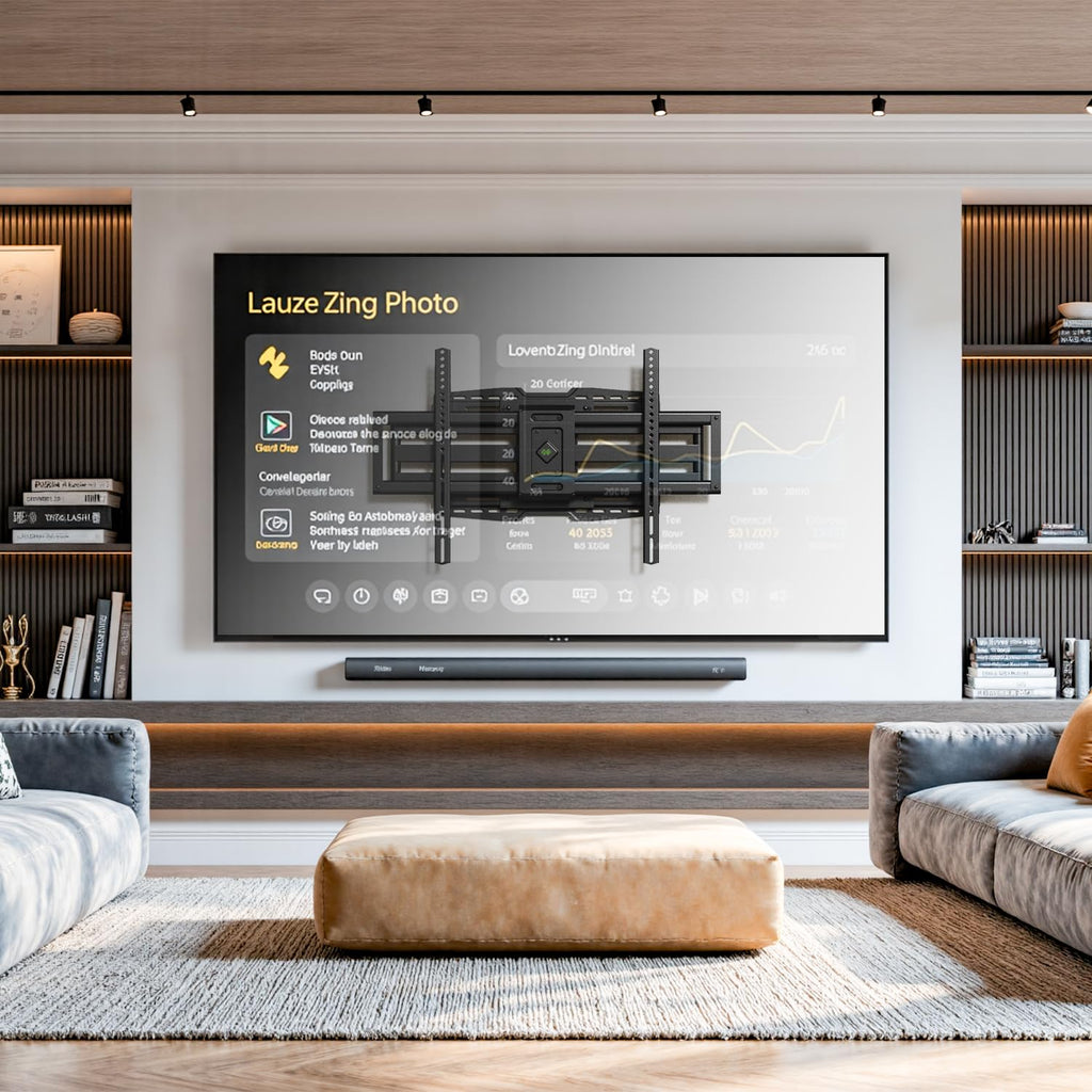 USX MOUNT Full Motion TV Wall Mount for Large TVs 42-97 Inch up to 150 lbs