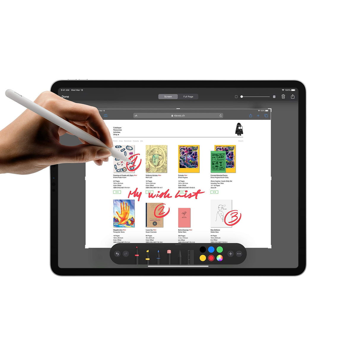 Apple 2020 iPad Pro (12.9-inch, Wi-Fi, 128GB) - Space Gray (Renewed)