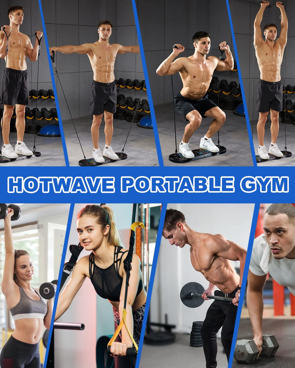 Push Up Board, Portable PushUp Board, Foldable 20 in 1 Push Up Bar