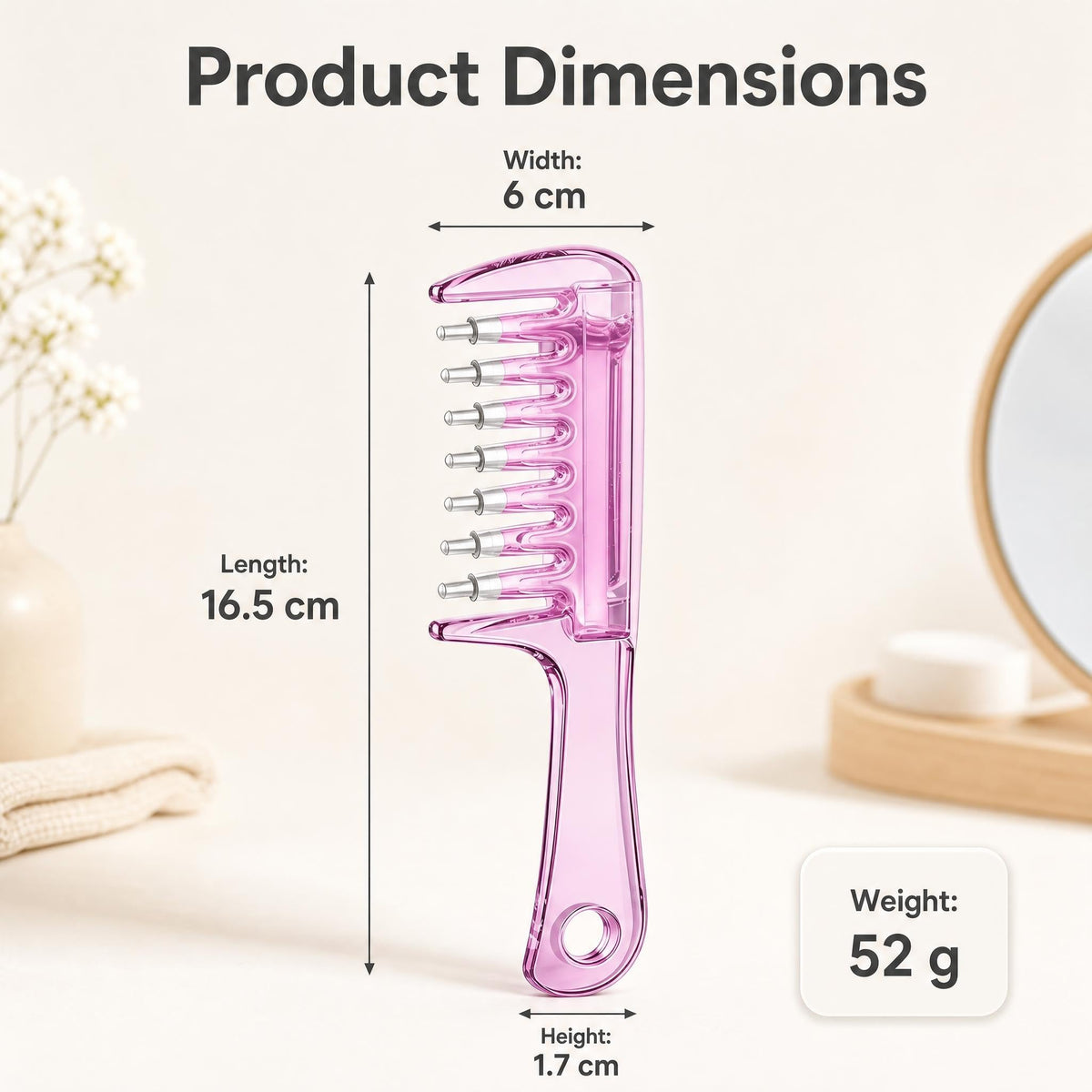 Scalp Hair Oil Applicator Comb,Oil Dispensing Hair Brush for Hair Care