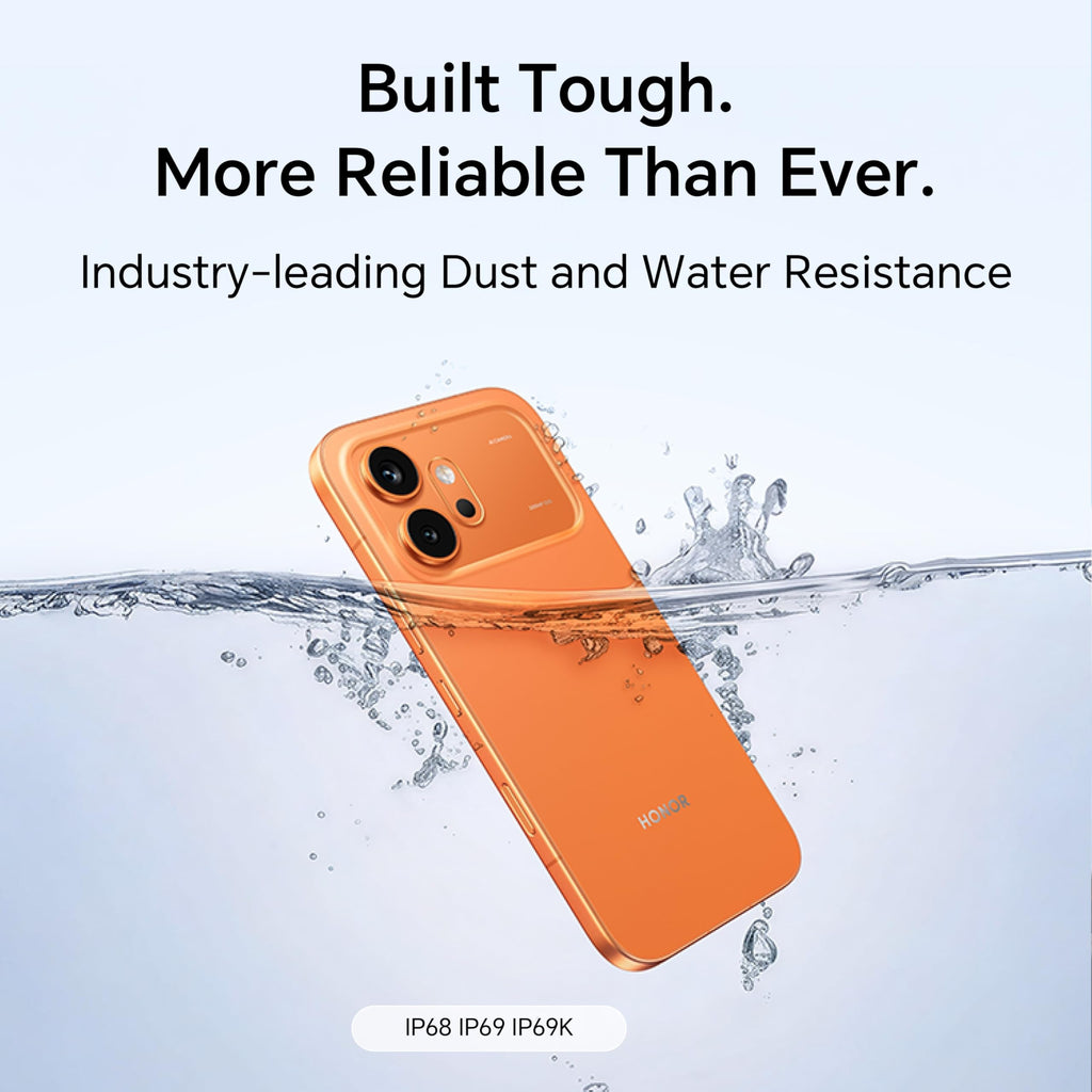 HONOR 600 Dual-SIM 256GB ROM + 8GB RAM (GSM Only | No CDMA) Factory Unlocked 5G Smartphone (Orange) - International Version