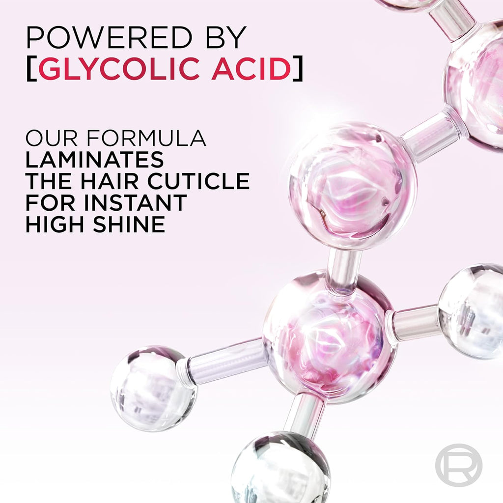 L’Oreal Paris Elvive Glycolic + Gloss High-Shine Leave-In Serum, 4 Fl Oz