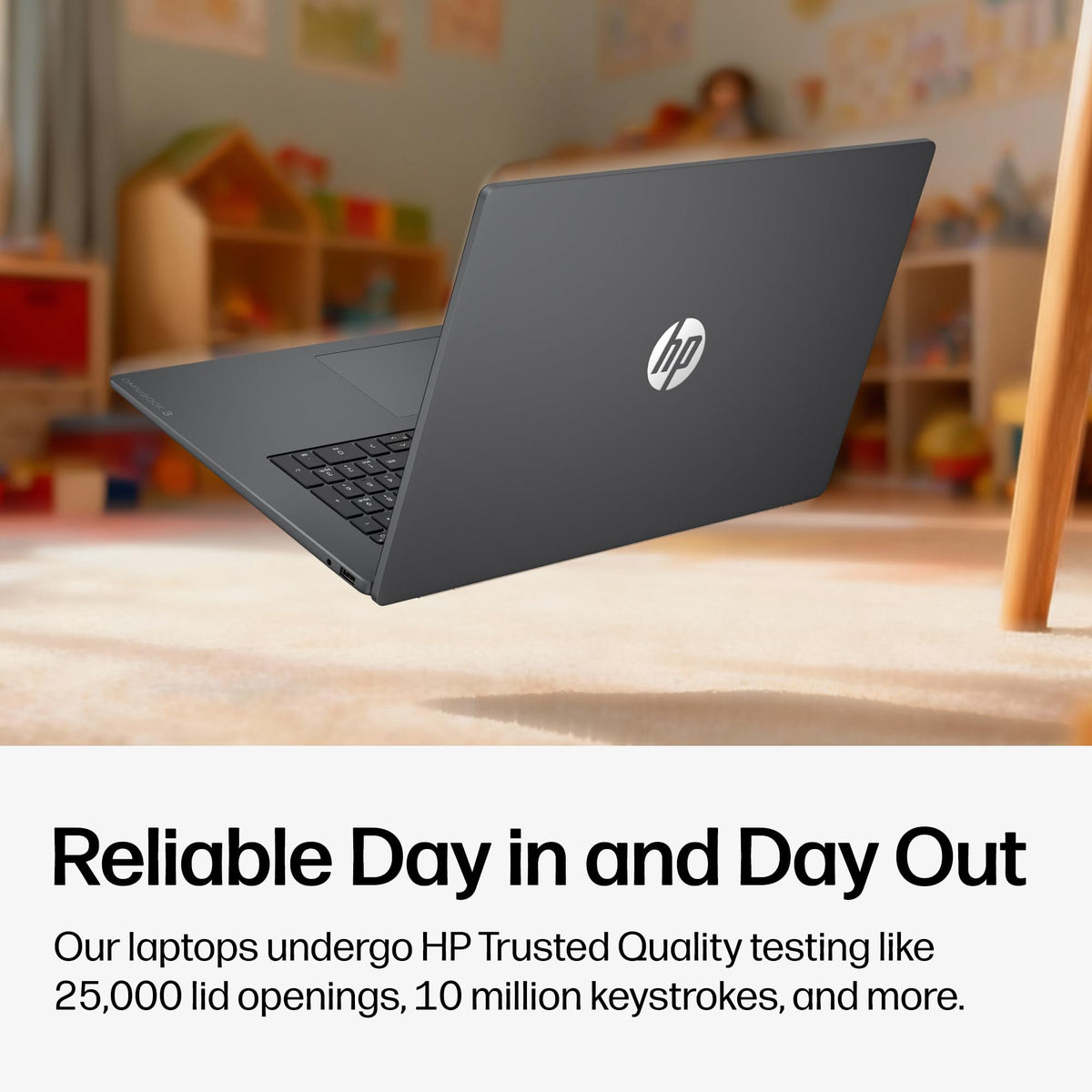 HP OmniBook 3 16 inch Laptop PC, 2K Touchscreen, AMD Ryzen 5 40, 8 GB RAM, 512 GB SSD, AMD Radeon 610M GPU, Windows 11 Home, Glacier Silver, 16-by0499nr