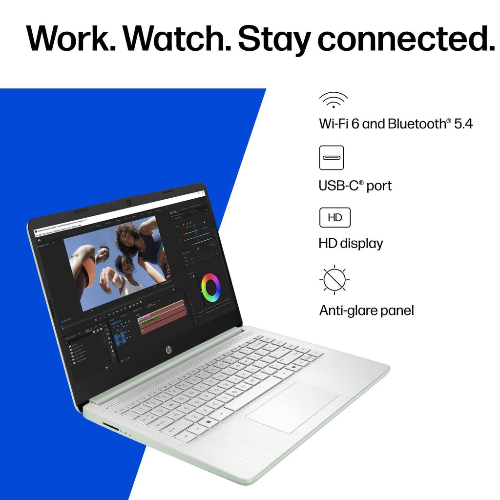 HP 2026 Everyday Laptop, Intel CPU, 128GB Storage, Copilot AI, Office 365