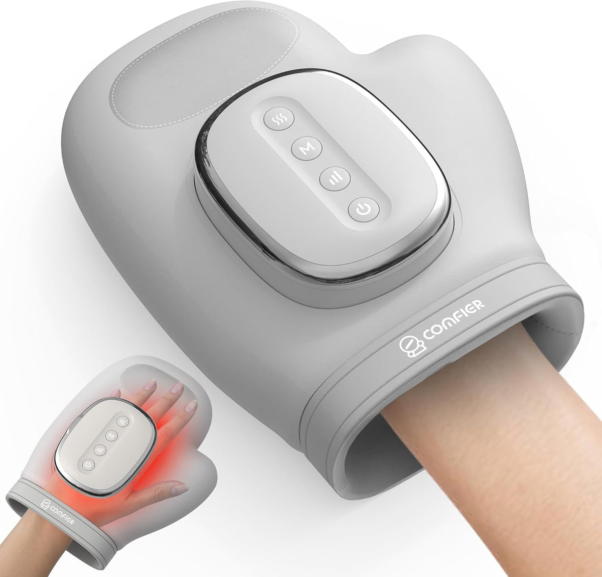 COMFIER Hand Massager with Heat and Compression for Arthritis Carpal Tunnel