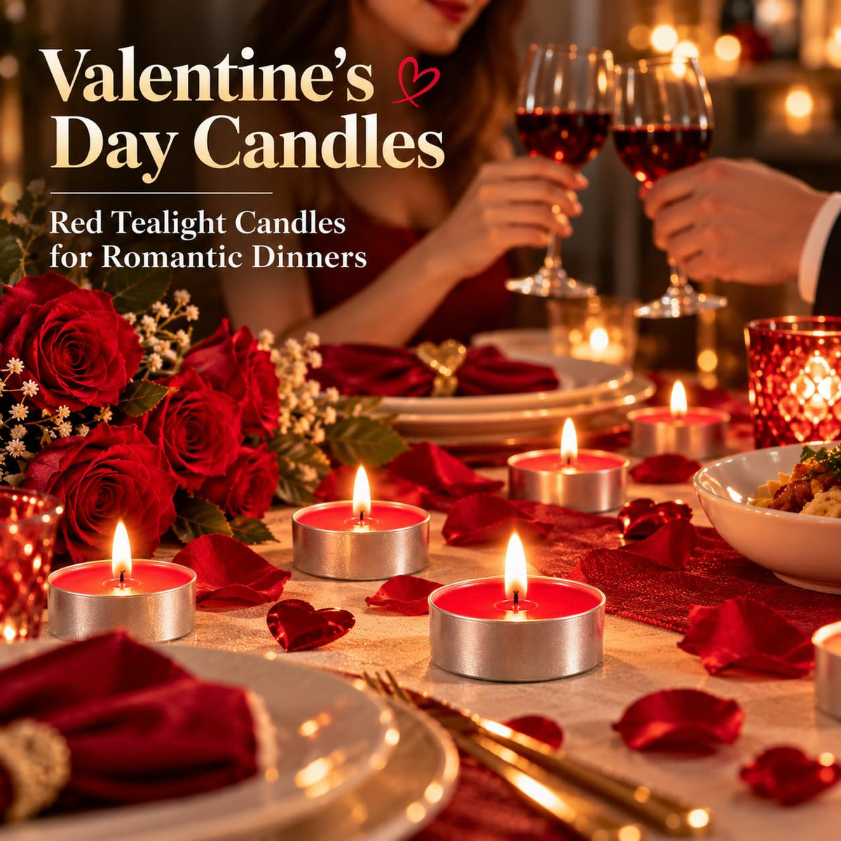 Tea Lights Candles 80 Pack, 4 Hour Palm Wax Tealight Candle Set