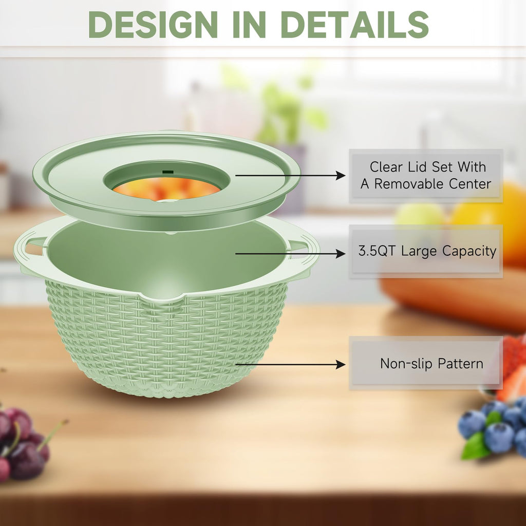 Over the Sink Colander - Strainers and Colanders - Sink Strainer Basket - Expandable Fine Mesh Strainer with Rubber Grip for Veggie, Fruits, Pasta, Home Kitchen Essentials (9.5W x 13.4-21.3L x 3.3H)