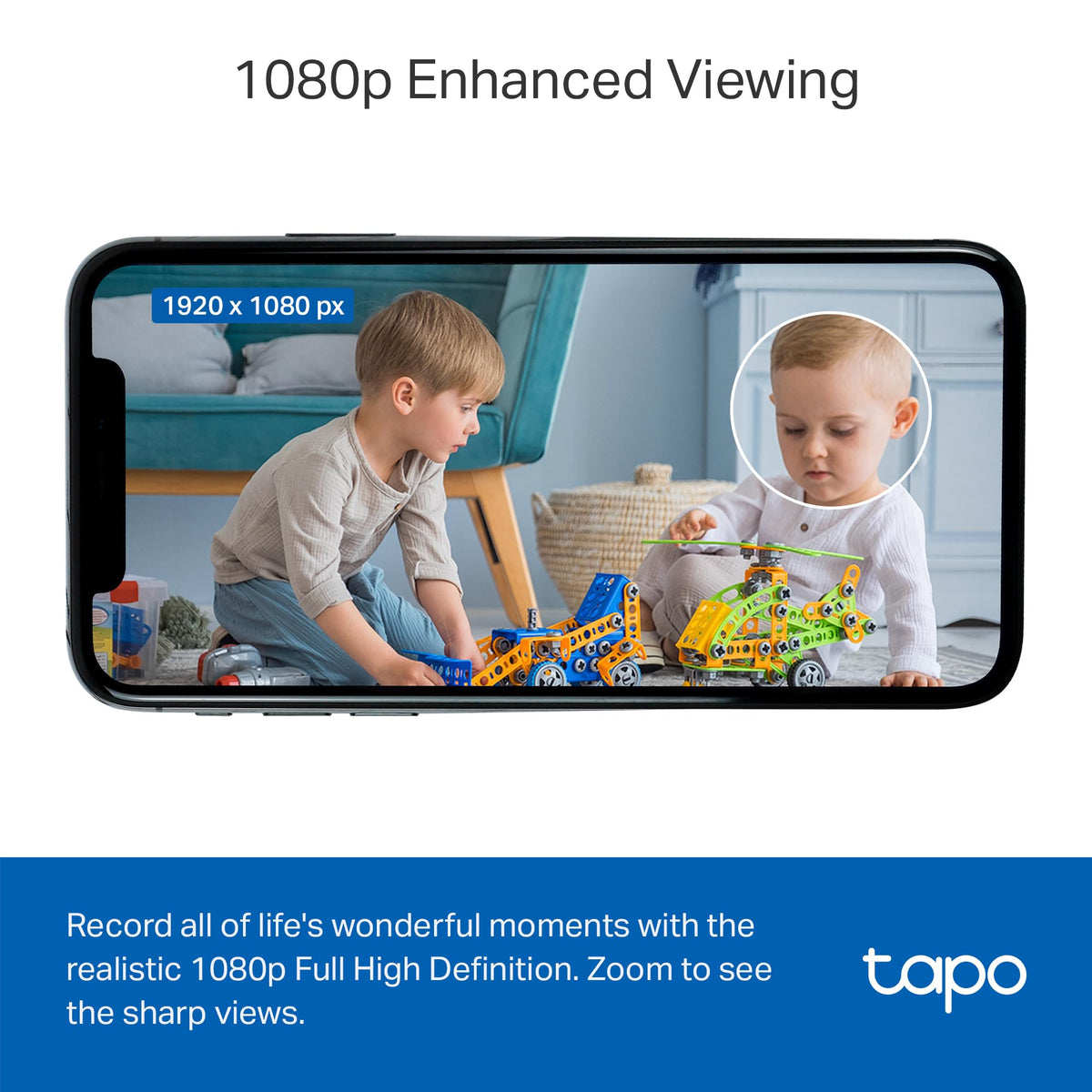 Tapo 1080P Indoor Security Camera, Baby Monitor, Dog Camera, C100(4-Pack)