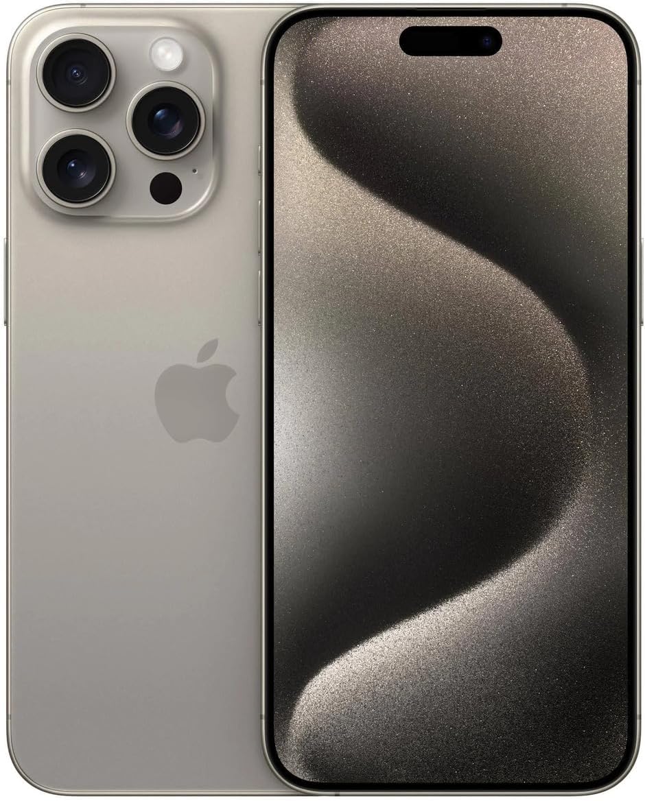 Apple iPhone 15 Pro, 128GB, Blue Titanium - Unlocked (Renewed)