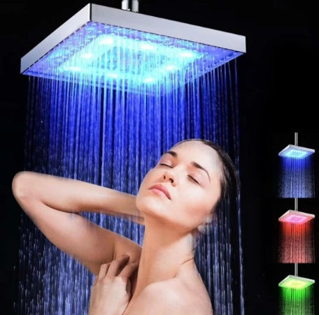 Luminous color changing shower head - souqmart