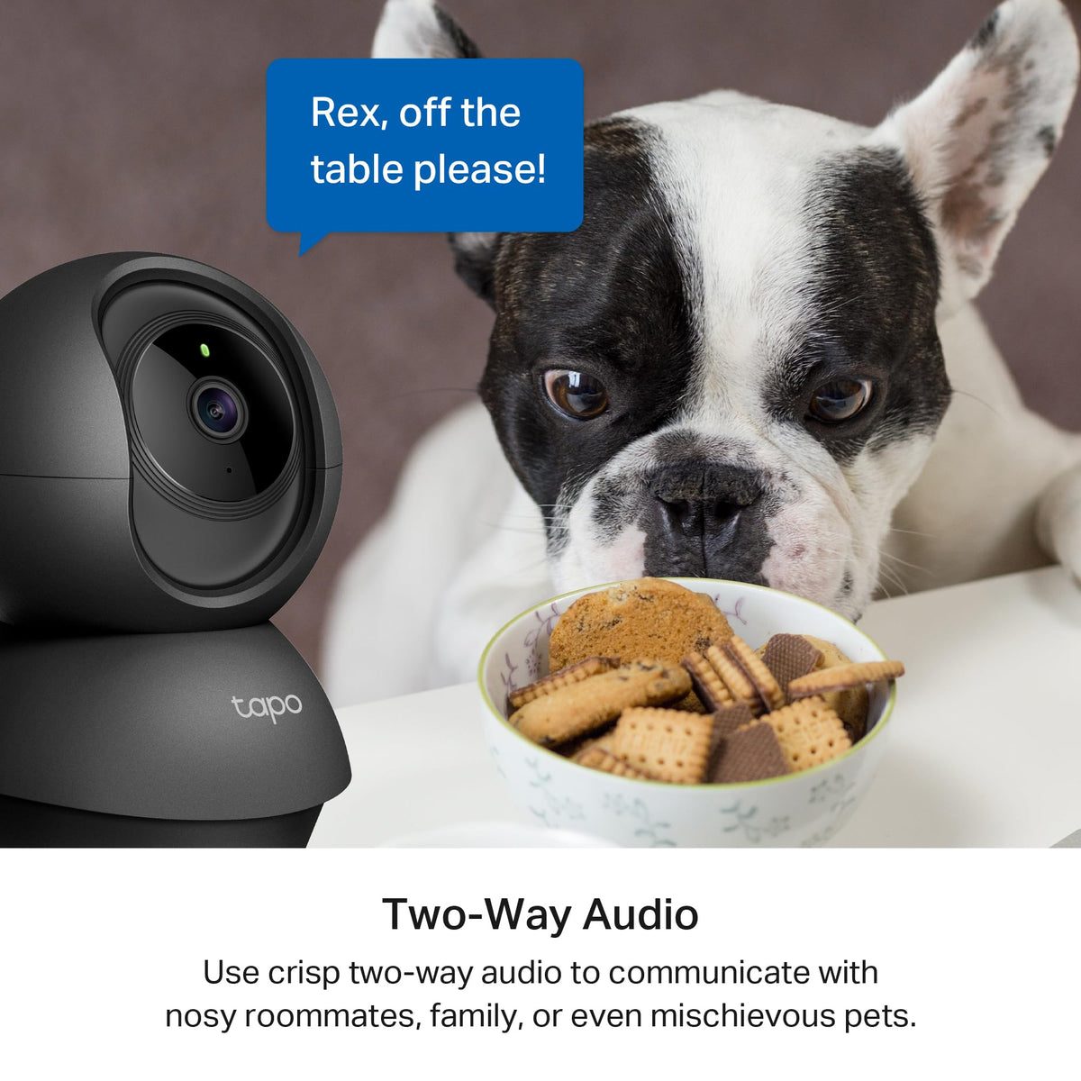 Tapo 2K Pan Tilt Security Camera for Baby Monitor, Dog Camera,C211(2-Pack)