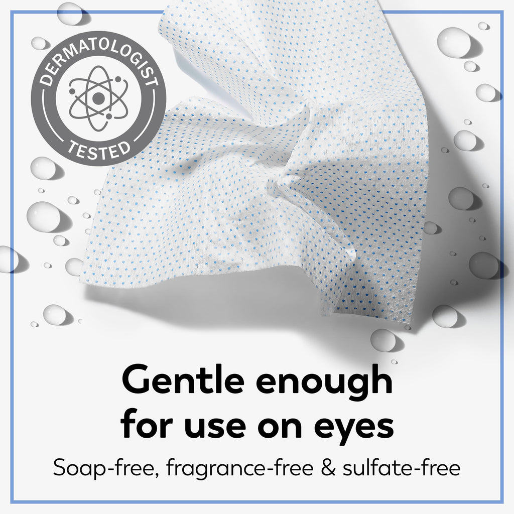 Olay Makeup Remover Wipes, Daily Facials Deep Clean Face Cleanser for Normal to Oily Skin, Alcohol & Fragrance Free, Soft Face Wash Towels, Travel Essentials for Women, Convenient Dry Cloths, 66 ct
