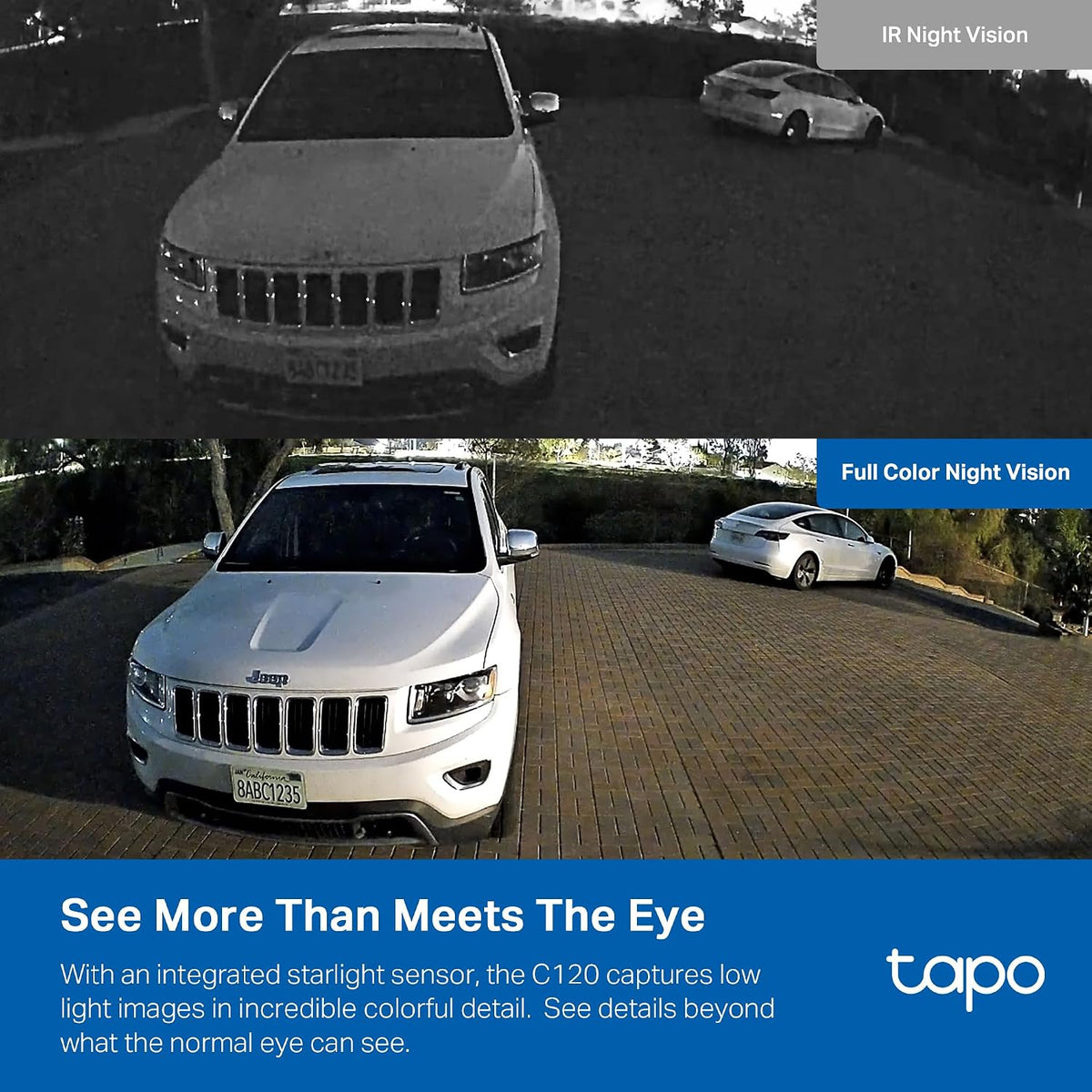Tapo 2K Indoor/Outdoor Dual Lens Pan/Tilt Wired Security Camera, C246D