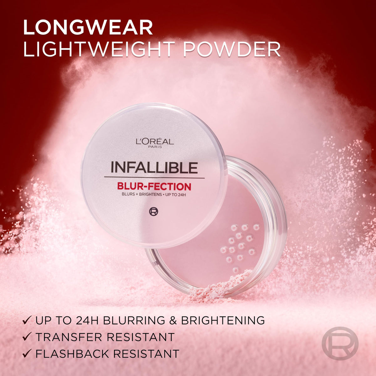 L'Oreal Paris Infallible Blur-fection Setting Powder, 20 Light Translucent