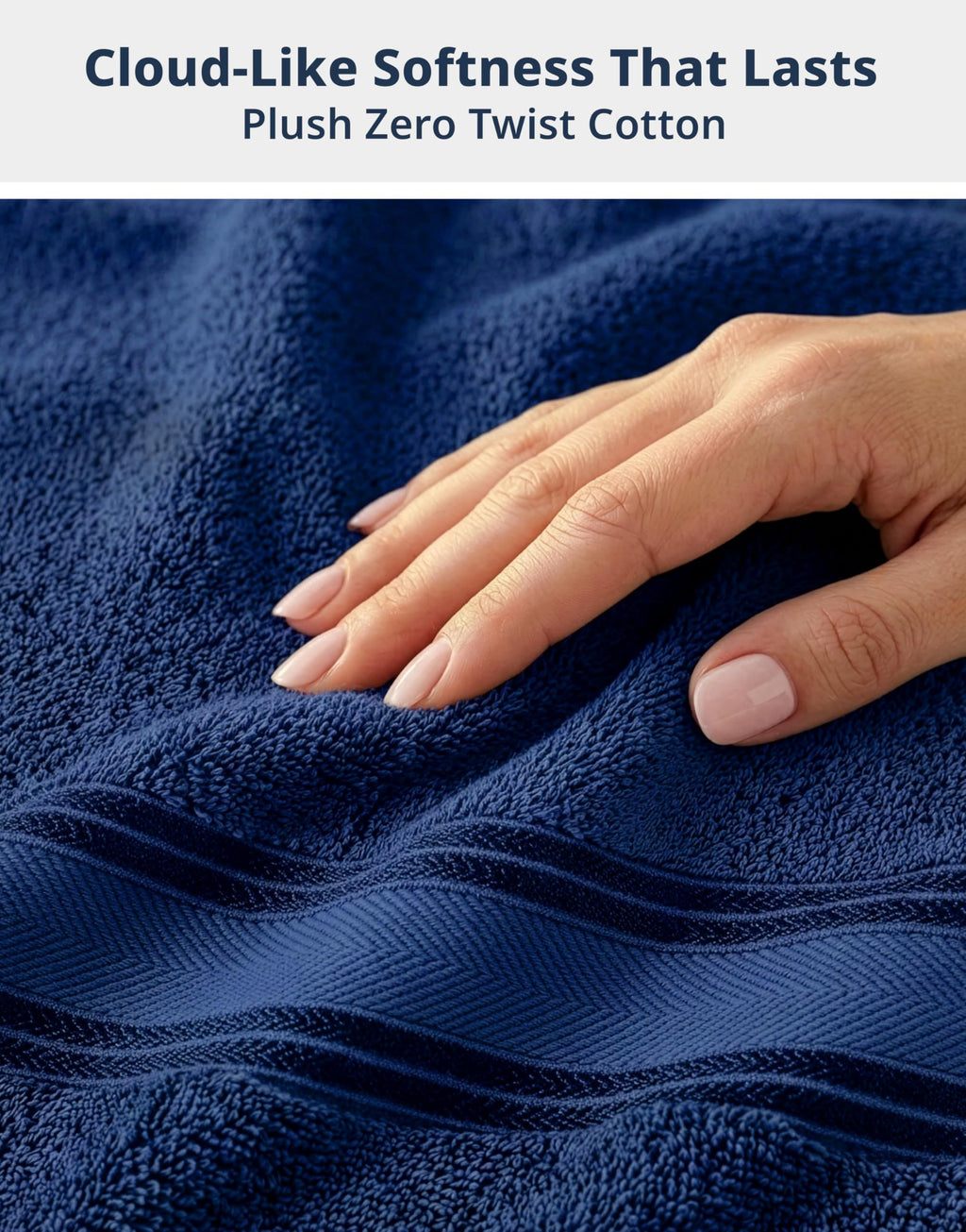 LANE LINEN Bath Towel Set 100% Cotton 18 Piece Soft Absorbent - Grey