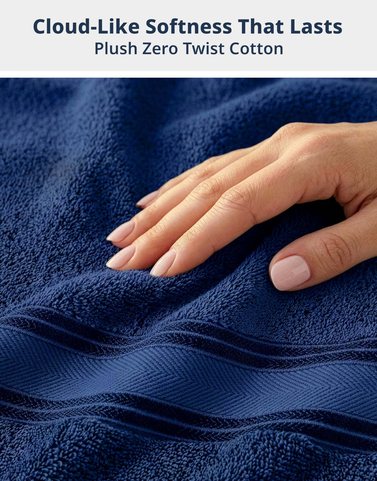 LANE LINEN Bath Towel Set 100% Cotton 18 Piece Soft Absorbent - Grey