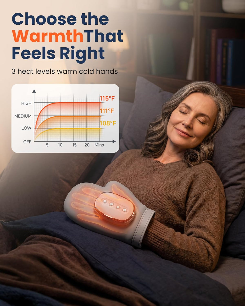COMFIER Hand Massager with Heat and Compression for Arthritis Carpal Tunnel