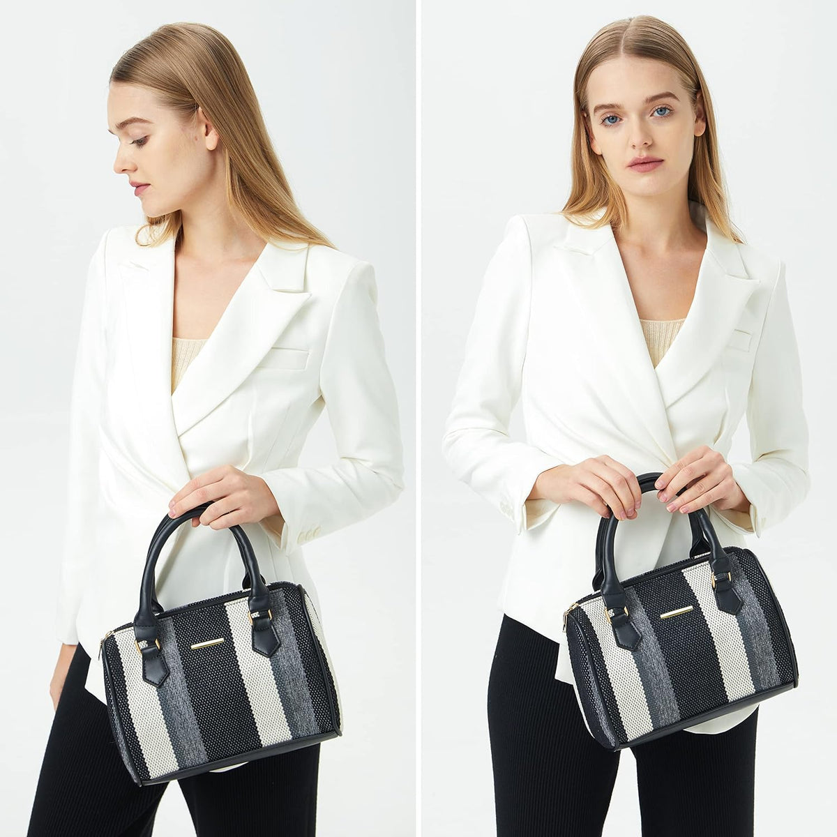 2E-youth Damen Geldbrsen und Handtaschen Set Tragetasche, Umhngetasche