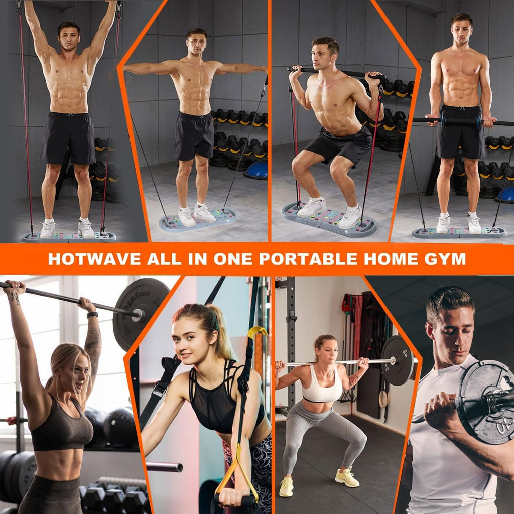 Push Up Board, Portable PushUp Board, Foldable 20 in 1 Push Up Bar