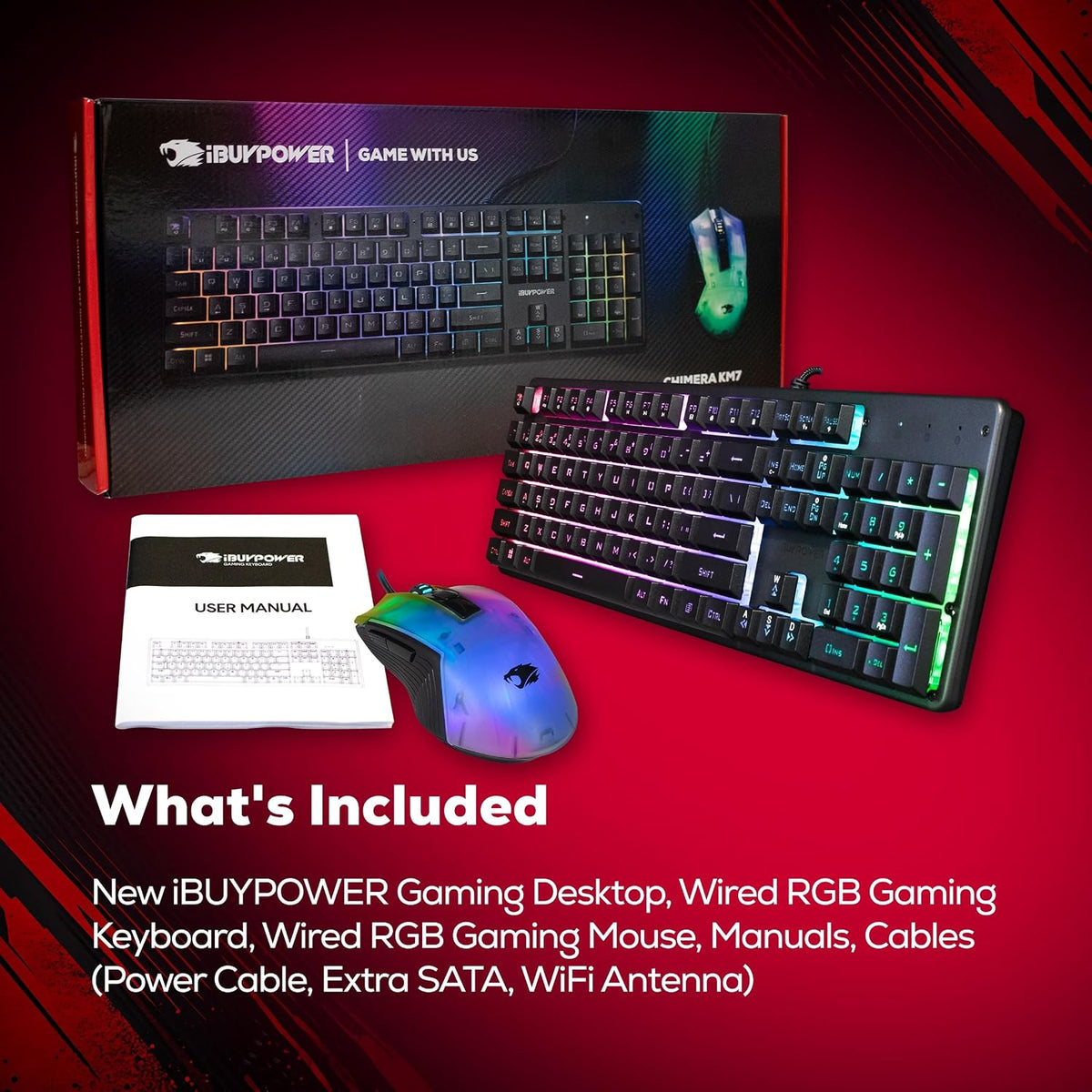 iBUYPOWER Element Gaming PC Desktop Computer Intel Core i7 14700F CPU, NVIDIA GeForce RTX 5070 12GB GPU, 32GB DDR5 RAM, 1TB NVMe SSD, Windows 11 Home, Gamer Keyboard and Mouse - EBI7N5704