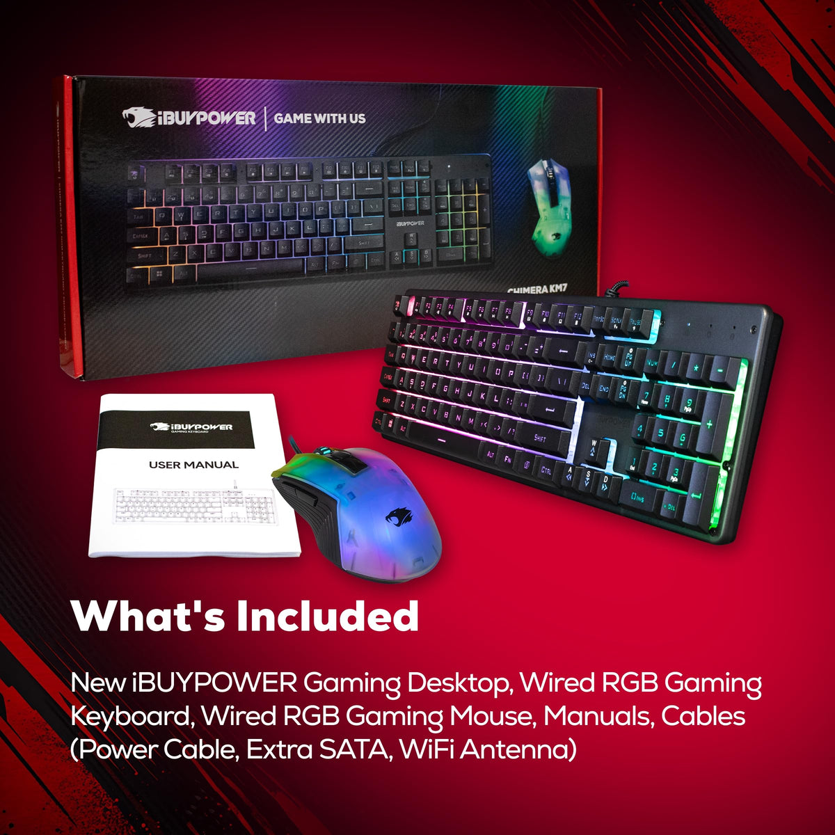 iBUYPOWER Element Gaming PC Desktop Computer Intel Core i7 14700F CPU, NVIDIA GeForce RTX 5070 12GB GPU, 32GB DDR5 RAM, 1TB NVMe SSD, Windows 11 Home, Gamer Keyboard and Mouse - EBI7N5704