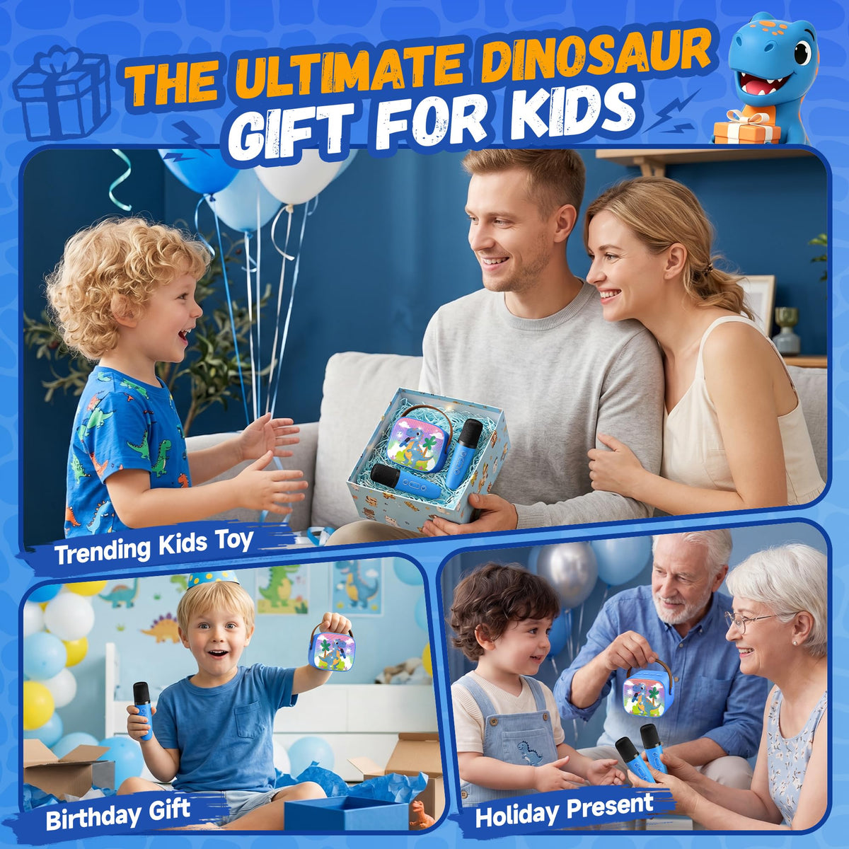 YLL Karaoke Machine for Kids, Birthday Gifts for Girls 3 4 5 6 7+Years Old
