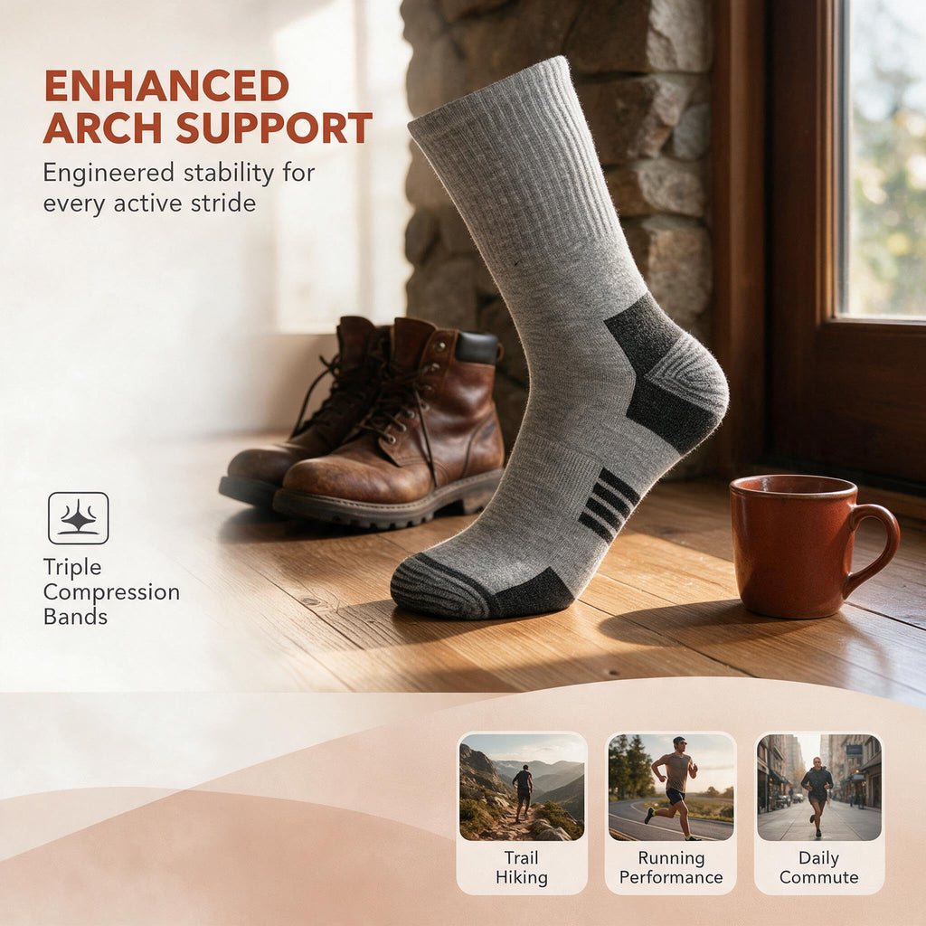20 Pairs Crew Athletic Socks for Men Moisture Wicking Cushion Crew Socks for Sport Running Traveling