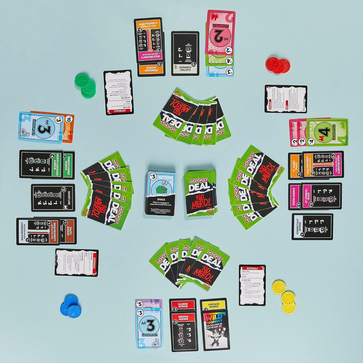 Monopoly Deal No Mercy Card Game