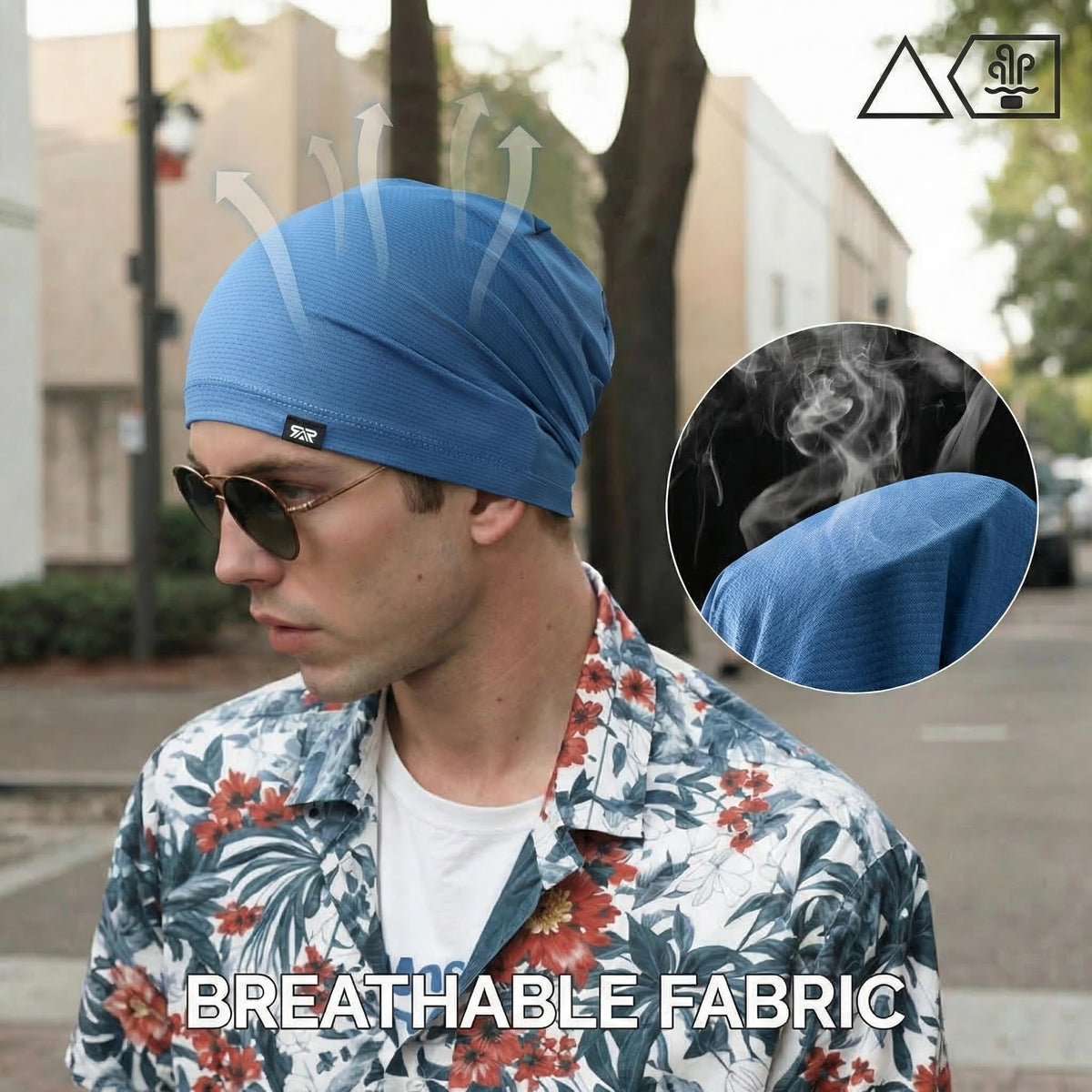 Cooling Skull Cap Sweat Wicking Breathable for Men Women 3 Pack