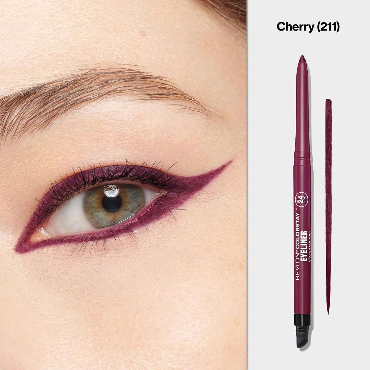 Revlon ColorStay Pencil Waterproof Eyeliner, 201 Black, 2 pack