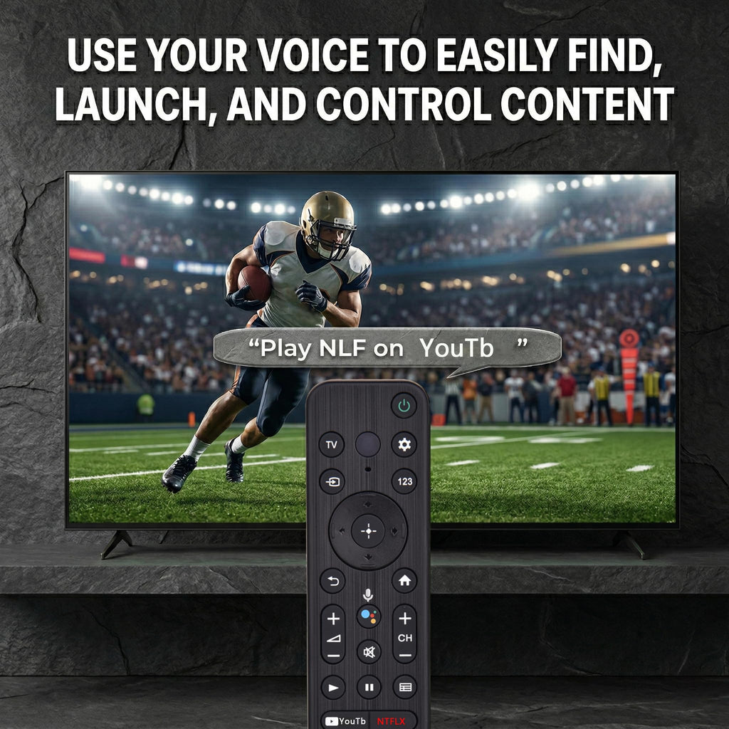 Replacement for Sony Remote,for All 2019-2026 Bravia Smart TV Voice Control