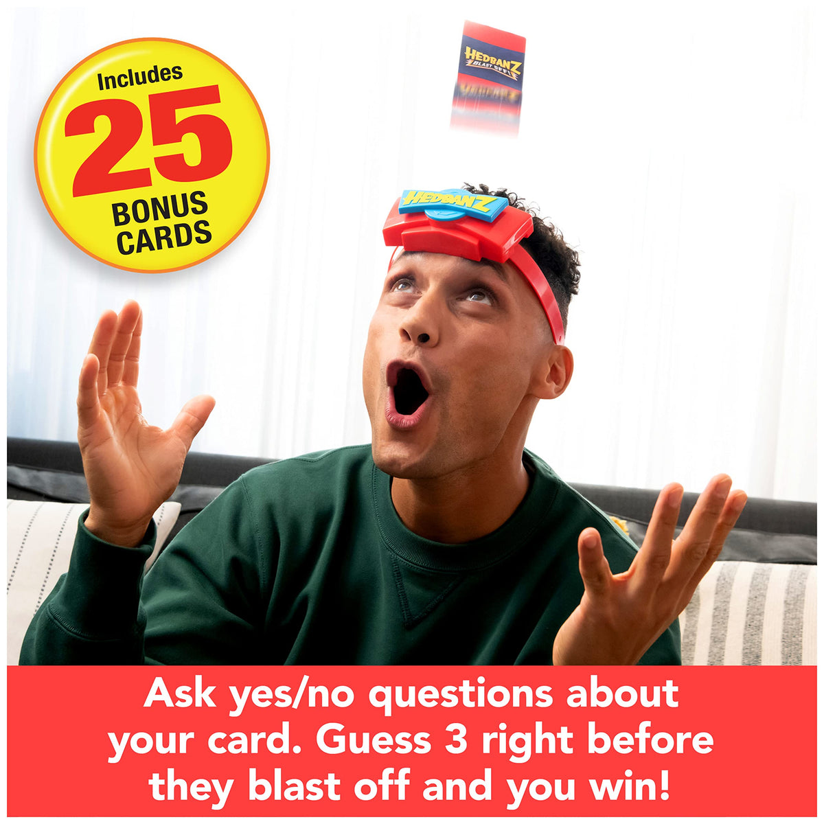 Spin Master Games Hedbanz Picture Guessing Game for Family Game Night