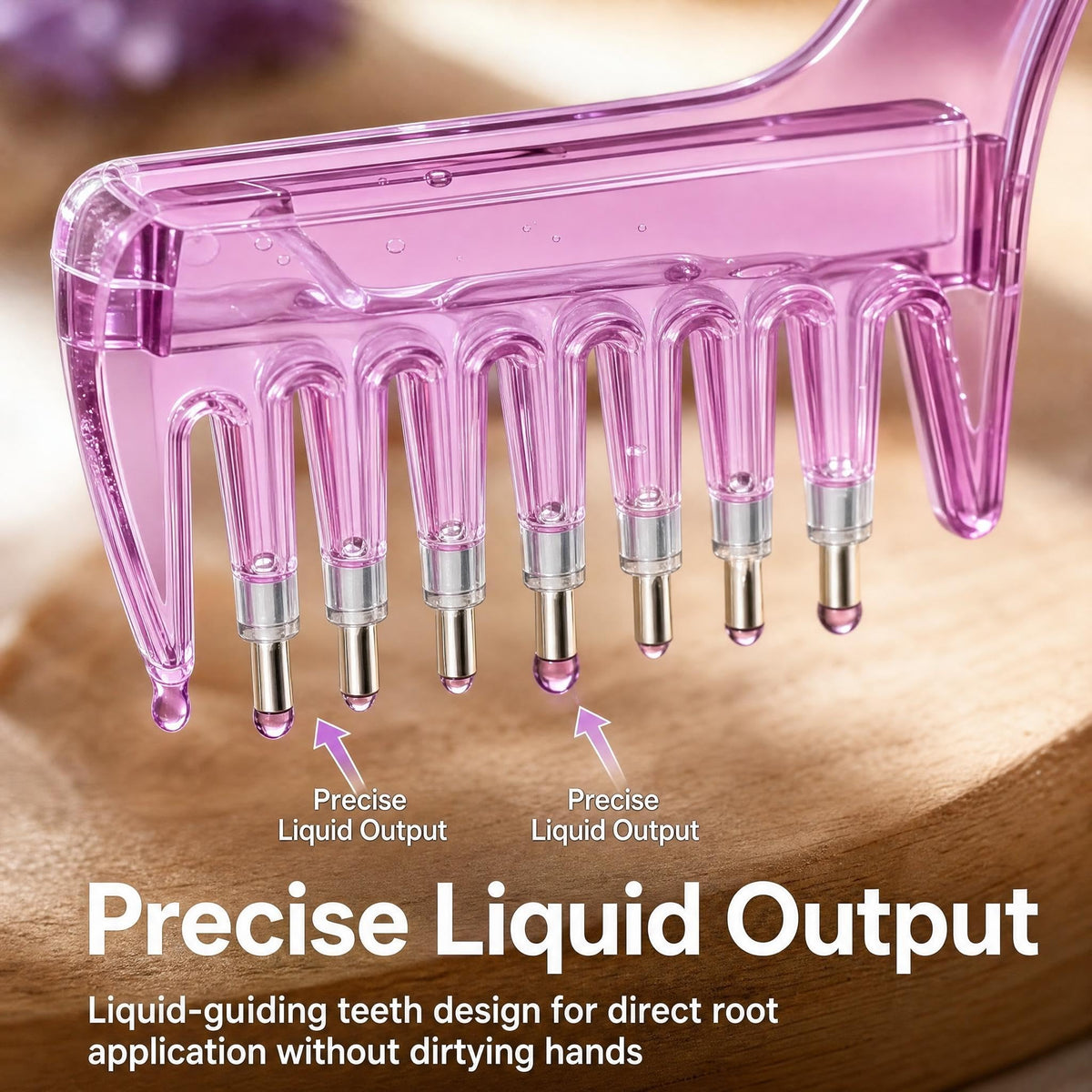 Scalp Hair Oil Applicator Comb,Oil Dispensing Hair Brush for Hair Care