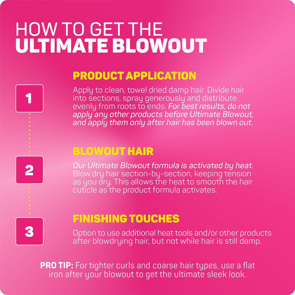Marc Anthony Grow Long Ultimate Blowout, Anti-Frizz Heat Protection Spray