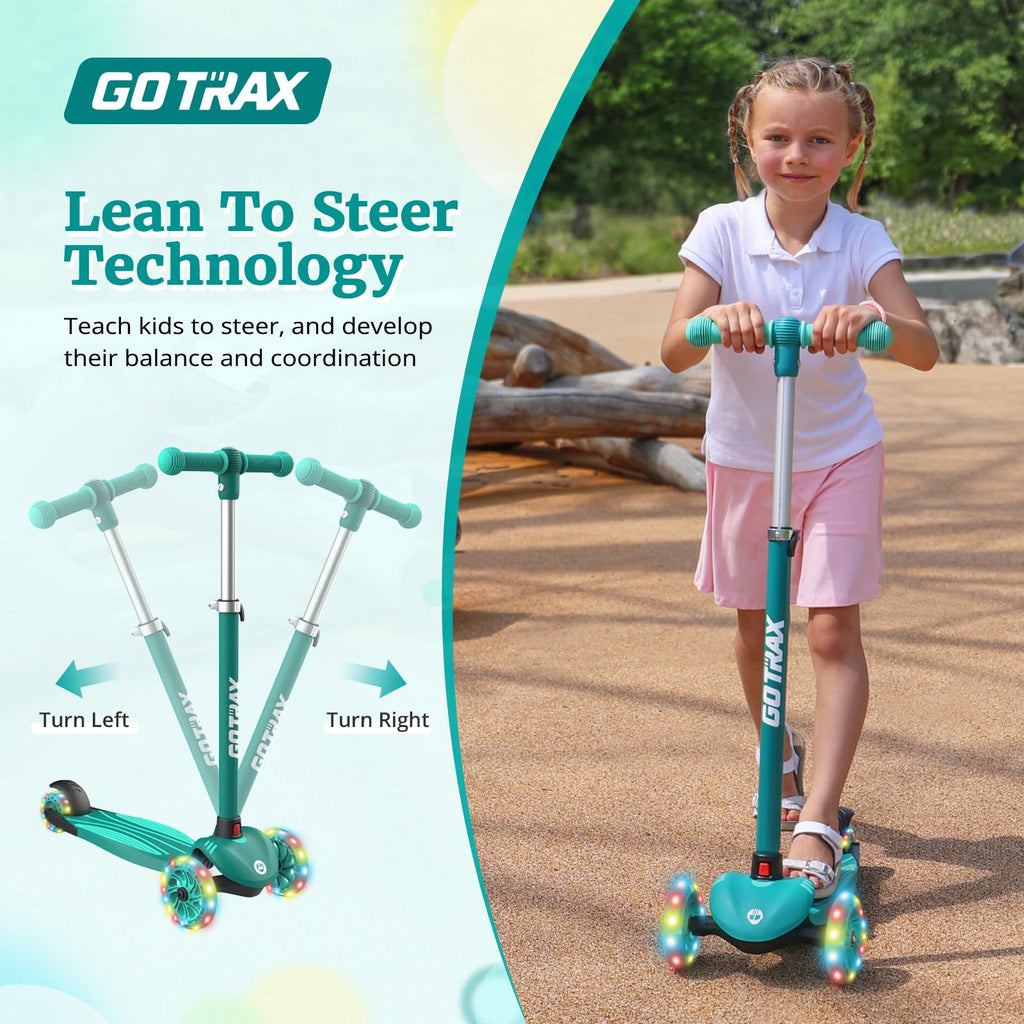 Gotrax KS1 Kids Kick Scooter, 3 Wheels for Boys & Girls 2-8, Gifts