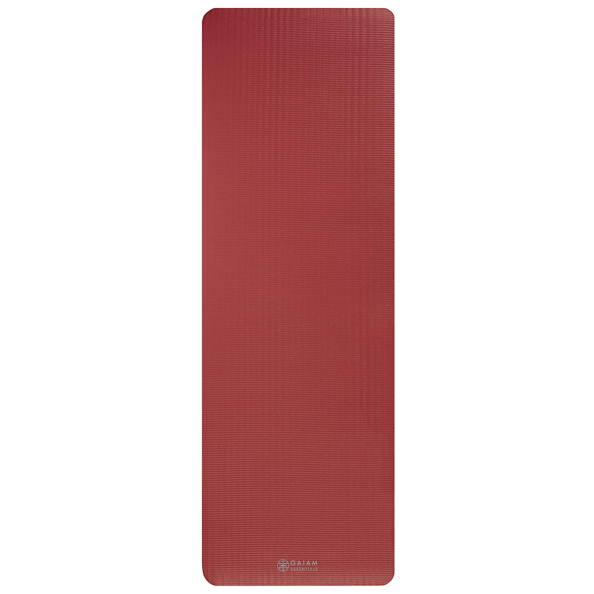 Gaiam Thick Yoga Mat, Exercise & Fitness Mat with Easy-Cinch Carrying Strap