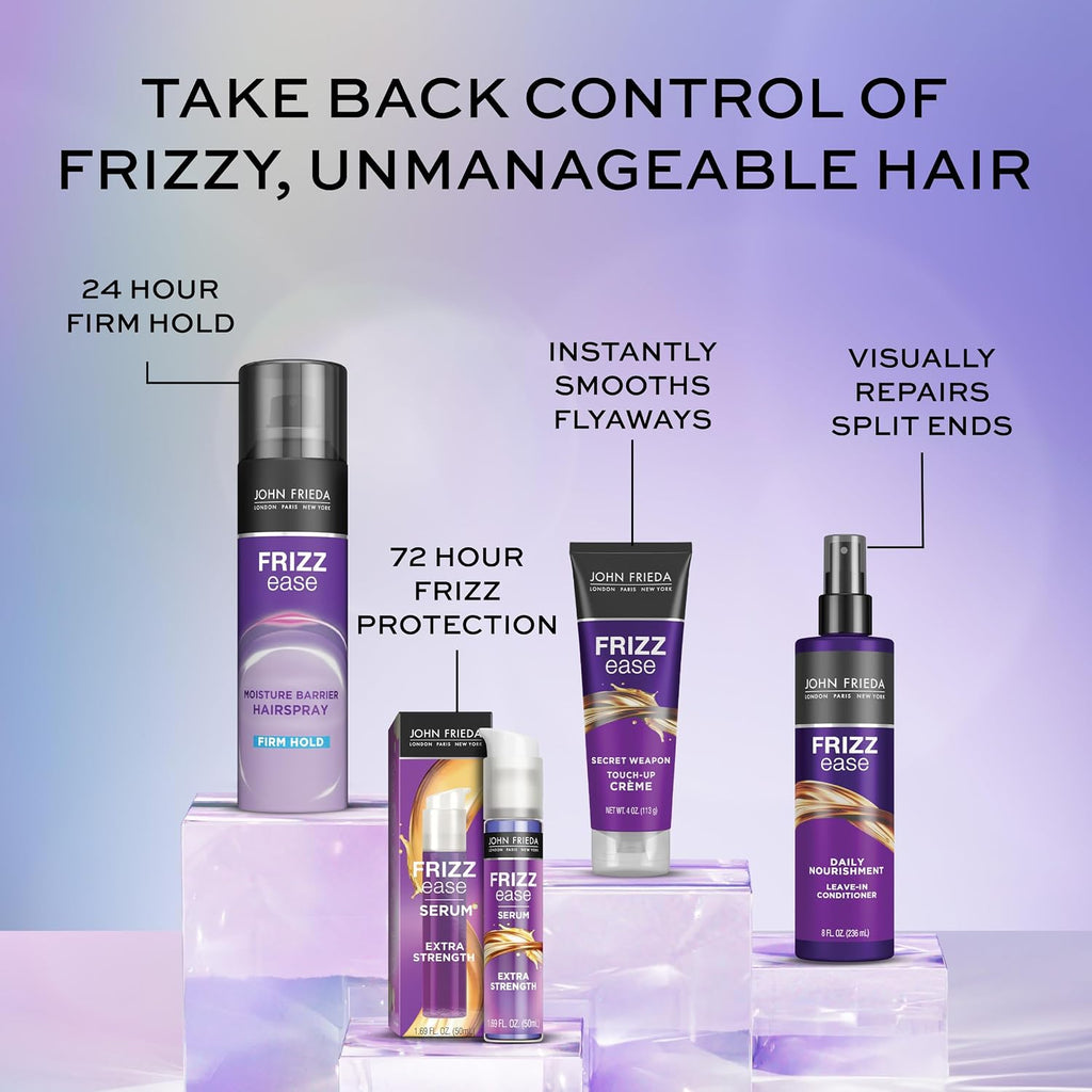 John Frieda Frizz Ease Secret Weapon Smoothing Hair Creme, 4 fl oz