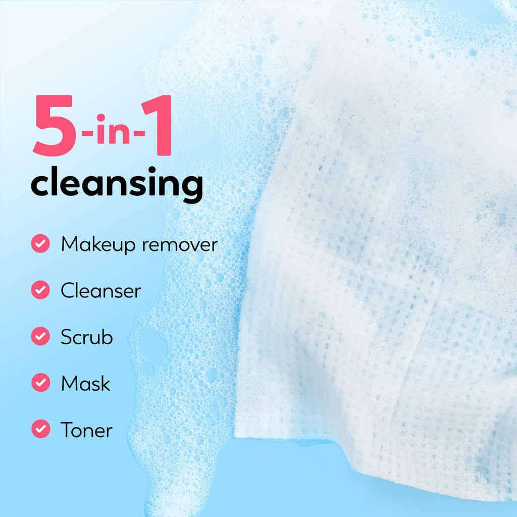 Olay Makeup Remover Wipes, Daily Facials Deep Clean Face Cleanser for Normal to Oily Skin, Alcohol & Fragrance Free, Soft Face Wash Towels, Travel Essentials for Women, Convenient Dry Cloths, 66 ct