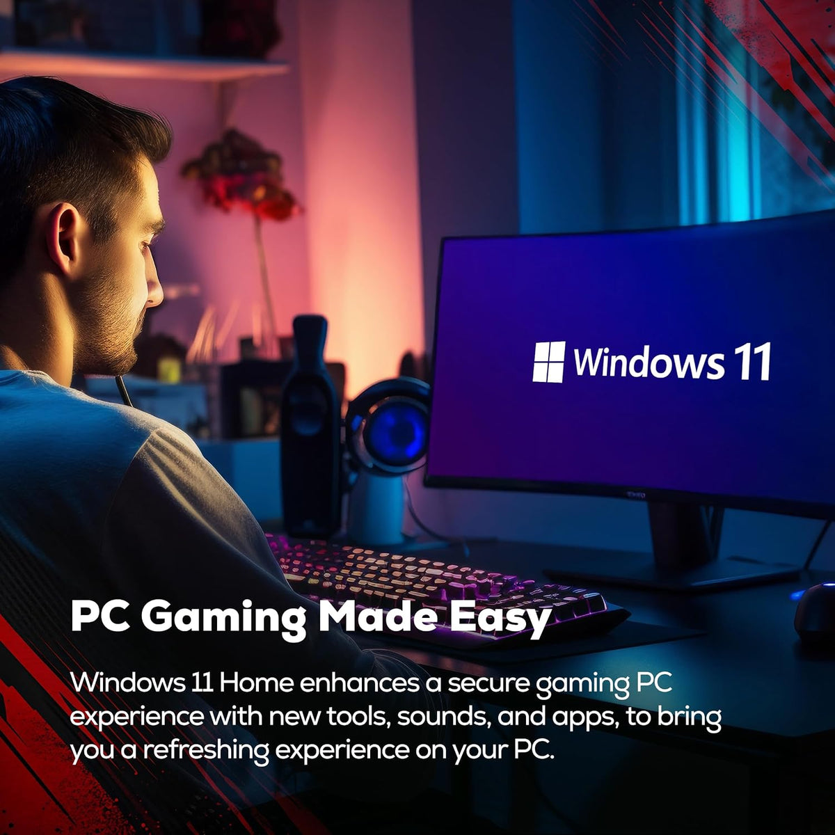 iBUYPOWER Element Gaming PC Desktop Computer Intel Core i7 14700F CPU, NVIDIA GeForce RTX 5070 12GB GPU, 32GB DDR5 RAM, 1TB NVMe SSD, Windows 11 Home, Gamer Keyboard and Mouse - EBI7N5704