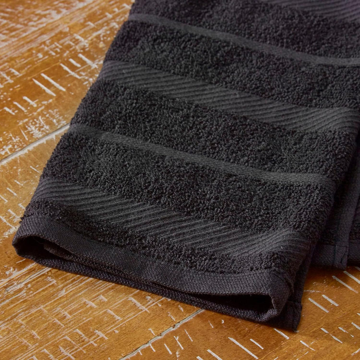 KitchenAid Albany Kitchen Towel 4-Pack Set, Milkshake Tan/White, 16"x26"