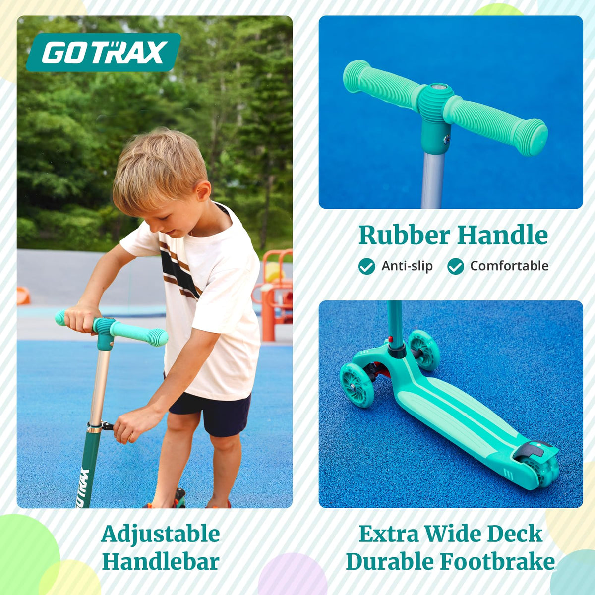 Gotrax KS1 Kids Kick Scooter, 3 Wheels for Boys & Girls 2-8, Gifts