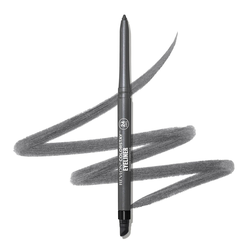 Revlon ColorStay Pencil Waterproof Eyeliner, 201 Black, 2 pack